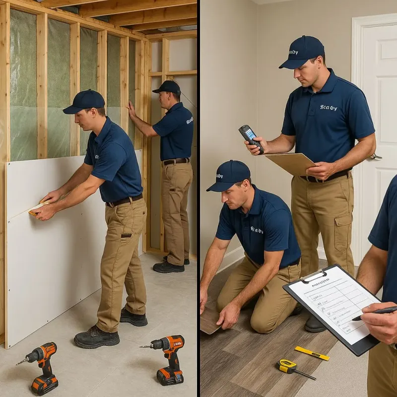 Repairs and Reconstruction process in Warrensburg, NY